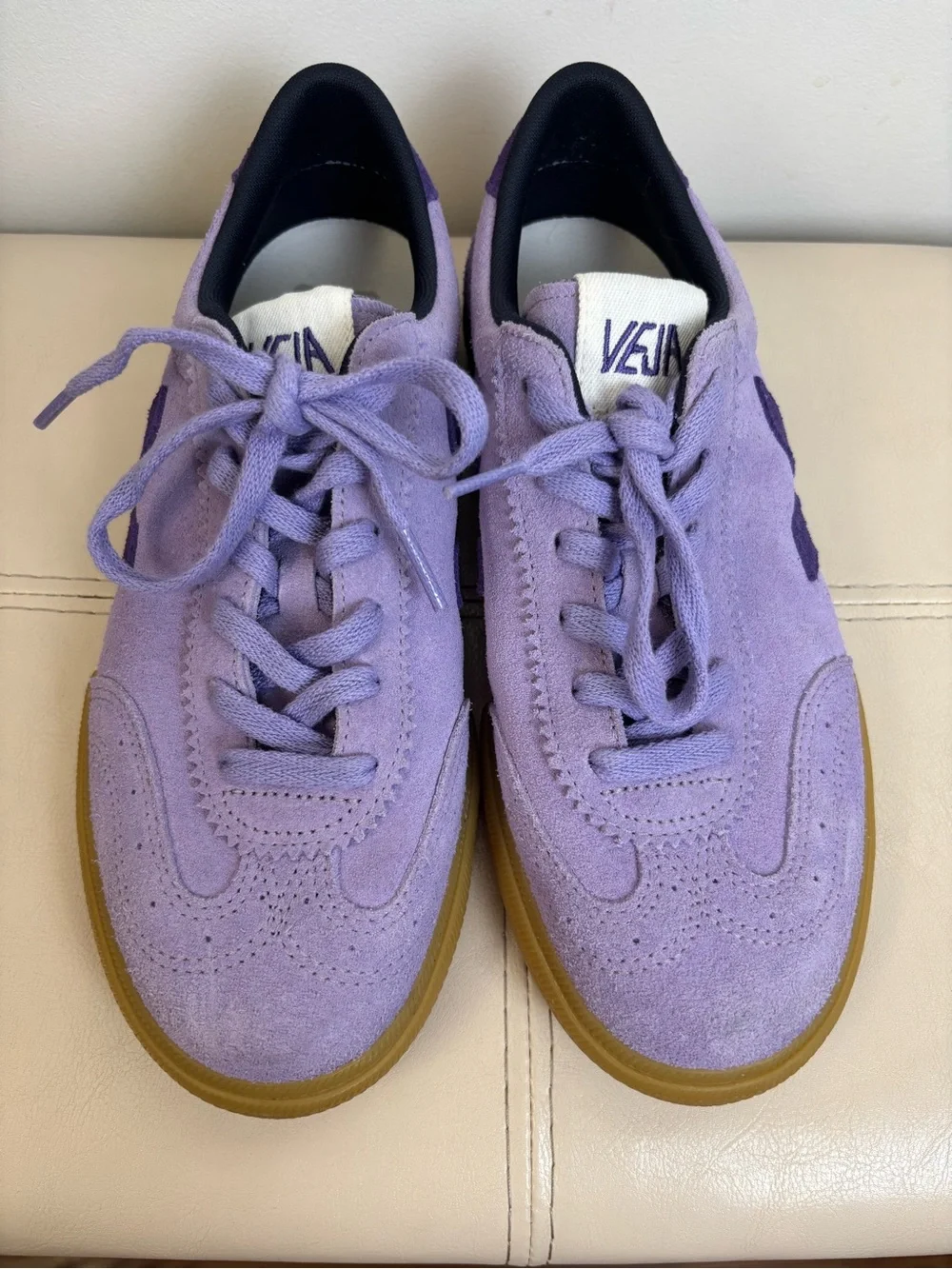 Veja Volley Suede Sneakers in the Lavande Purple Size 8
